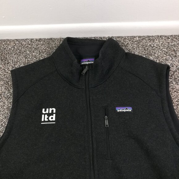 Patagonia Vest Better Sweater Full Zip Black Mens 2XL 25881 - Picture 2 of 9